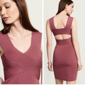 Dynamite Dusty Pink Bandage Bodycon Dress
